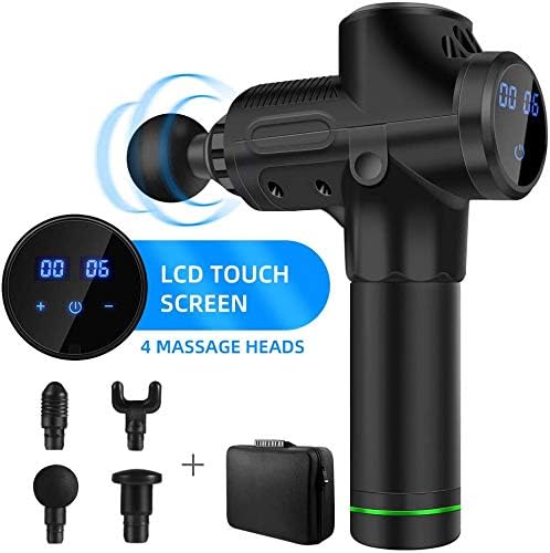 Electric Handheld Personal Muscle Massage Gun (Black)