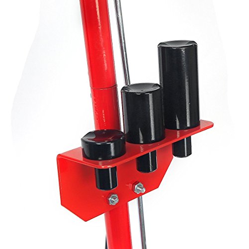 Heavy duty 35 Ton Air Hydraulic Floor Jack Wheels Lift Truck Bus Shop Equipment