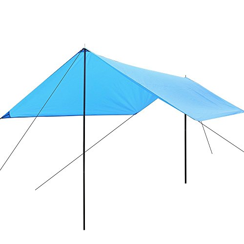 Kany Lightweight Water Resistant Sun Shelter Tarp Portable Canopy for