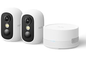 eufy Security eufyCam C35 2-Cam Kit, Wireless Security Camera, Outdoor and Indoor, Magnetic Mount, Color Night Vision, Local 