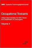 Image de Occupational Toxicants, Volume 4