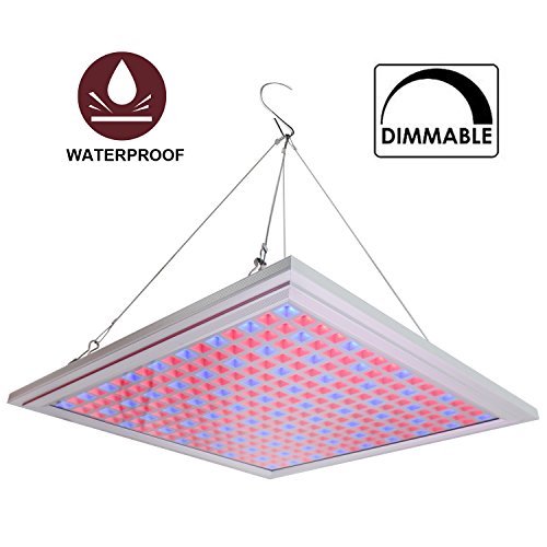 Osunby LED Grow Light, 150W Equivalent Waterproof Dimmable Panel Grow Light Bulb, LED Plant Grow Light for Indoor Growing of Cannabis Marijuana Weed and Plants Veg & Flowers