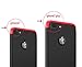 ATRAING iPhone 7 Plus case,A Trading Ultra-Thin PC Hard Case Cover for iPhone 7 Plus (Red+Black+Red)