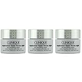 Clinique Repairwear Laser Focus Night Line Smoothing Cream - Very Dry to Dry Combination Skin 15ml x 3 bottles (45ml)