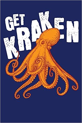 Amazon Get Kraken 100 Page 6x9 Ruled Productivity Journal Octopus Notebook Press Orange Forest Motivational