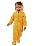 Footed Pajamas - Creamsicle Infant Hoodie Fleece