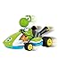 Carrera RC 162108 Official Licensed Mario Kart Yoshi Race Kart 1:16 Scale 2.4 GHz Splash Proof Remote Control Car Vehicle with Sound and Body Tilting Action - Rechargeable Battery - Kid Toys