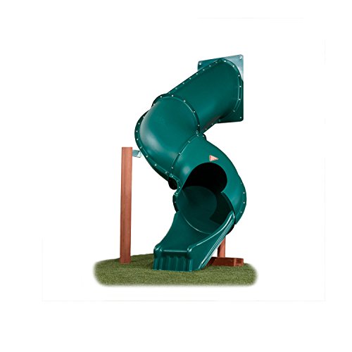 Tunnel Twister 5' Slide - Green