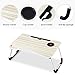 Laptop Desk,Laptop Bed Tray Table Large Foldable Laptop Notebook Stand Desk with Ipad and Cup Holder Perfect for Eating Breakfast, Reading Book, Working,Watching Movie on Bed/Couch/Sofathumb 1