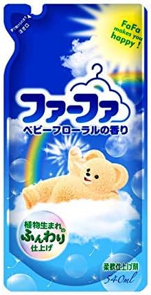 Amazon ファーファ 柔軟剤濃縮タイプ ベビーフローラル 詰め替え ５４０ｍｌ ３個セット ファーファ 液体柔軟剤