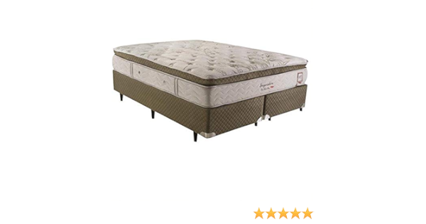 Cama Box Queen Herval Imperatore Eco Bamboo, Molas Ensacadas, 73 x 158 x  198 cm | Amazon.com.br