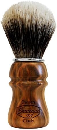 S.O.C. Cherry Wood Shave Brush - Badger shave brush by Semogue by Semogue Owners Club