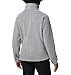 Columbia Women's Plus Size Benton Springs Full Zip Jacket, Soft Fleece with Classic Fit, Light Grey Heather/Fuchsia, 1X