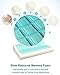 TAMPOR Memory Foam Pillow Cool Gel Contour Pillow for Neck Support, Hypoallergenic Neck Pillow for Sleeping, with Extra Replacement Pillow Protector, Standard