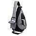 Magictodoor Sling Bag for Men Women Travel Packs Chest Backpack w/Anti-theft RFID Blocking Pocket & USB Charging Port