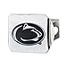 FANMATS 15088 Penn State Nittany Lions Chrome Metal Hitch Cover with Chrome Metal 3D Emblem