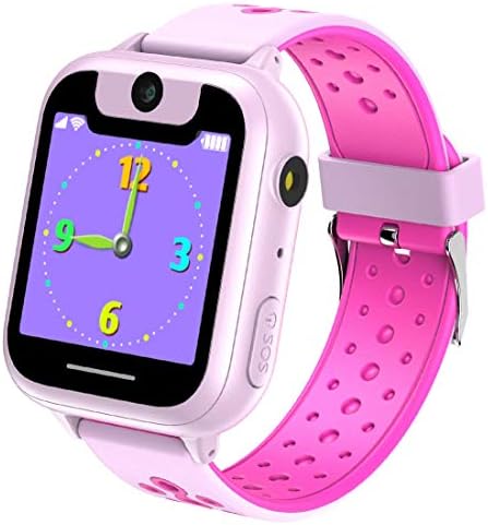 Jsbaby Kids Game Smart Watch 1.44 inch Touch Smartwatch Kid for Children Girls Boys Birthday Gift 3-12 with Camera Flashlight