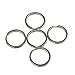 TI-EDC 5 pcs Size S Titanium Keychain Key Ring Split Ring