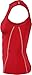 JustOneStyle New 043 Red Skin Tights Compression Base Layer Sleeveless Mens Top