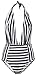 BESUMA Women One Piece Bathing Suits Backless Bikini Bather Swimsuit High Waisted Pin Up Swimwear