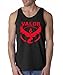 New Way 516 - Men's Tank-Top Pokemon GO Team Valor Emblem Logo Moltres Medium Black
