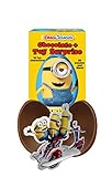 Minions Choco Treasure Chocolate Eggs with Toy Surprise!, 0.8 ounce, 12 Count box