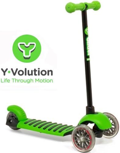 Yvolution Y Glider Deluxe Scooter - Green (New To The UK) by Y Glider Deluxe