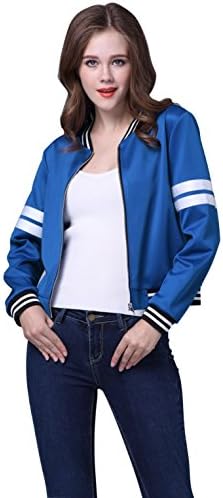 Women Long Sleeve Zipper Slim Jaket Coat