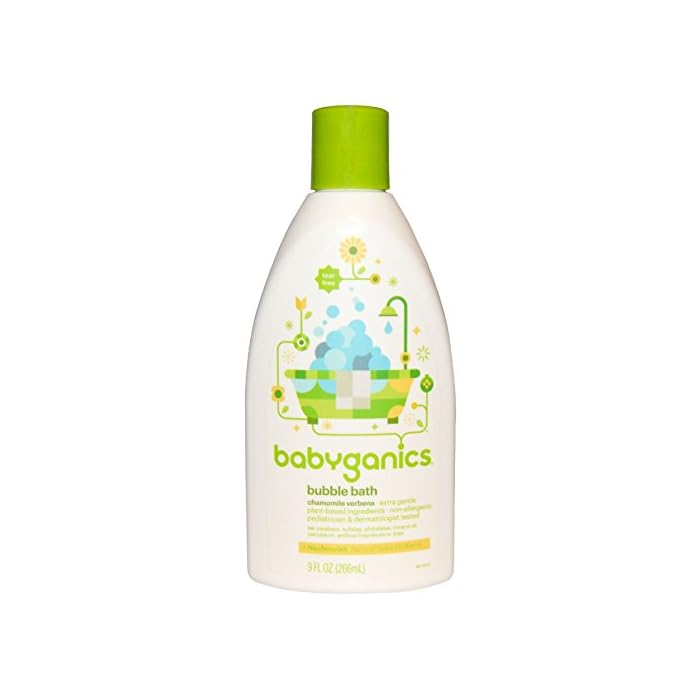 BabyGanics, Bubble Bath, Chamomile Verbena, 9 fl oz (266 ml)