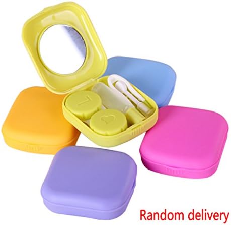 Meidus Portable Contact Lens Kit Case Box Lens Storage Holder Container