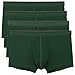 DAVID ARCHY Men's Soft Underwear Micro Modal Dual Pouch Trunks Ball Pouch Bulge Enhancing Boxer Briefs for Men 3 or 4 Pack