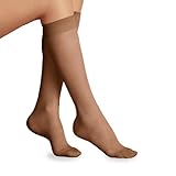 FootSmart Women's Sheer Moderate Support Knee Highs