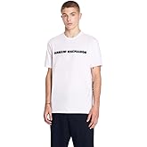Armani Exchange Mens Regular Fit Crew Neck Cotton Jersey Classic Logo Tee