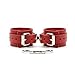 Amanda Wrist and Ankle Cuffs Handmade Real Lambskin Leather Handcuffs and Leg Cuffs (Red, Wrist)thumb 1