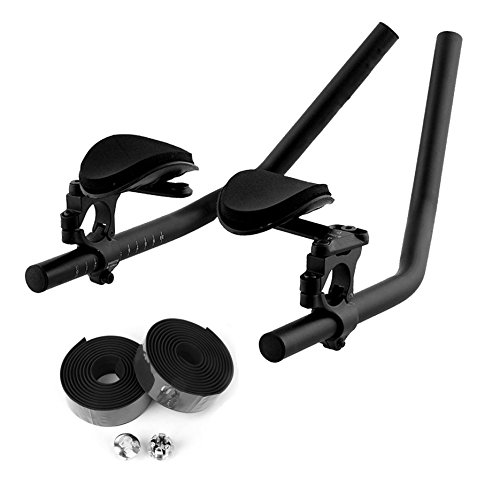 Clipon Triathlon Aero Time Trial Tri TT Bars+Road Bike Handlebar Tape Buy Online in United