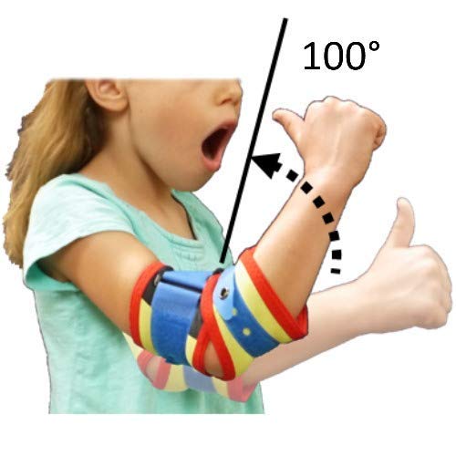 BraceAbility Pediatric Elbow Immobilizer Arm Restraint