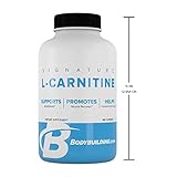 Bodybuilding Signature L-Carnitine Capsules | CARNIPURE Amino Acid | Support Metabolism, Helps Convert Fat to Energy | 180 Servings