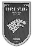 Game of Thrones Style Banner - House Stark Flag 37x24in - Printed on Both Sides - Durable Enough for Outside Conditions - Perfect Barware Man Cave Gift - Unique GOT Collectible Accessory