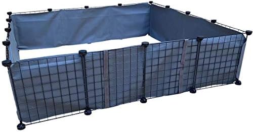 JELDA’s Whelping Box for Dogs | Birthing Pen for Mom and Puppies | Cage Style Kit with Nylon Cover | Puppy and Pet Playpen | 4 ft by 4 ft Welping Bed | Pig Rail and Mat not Included