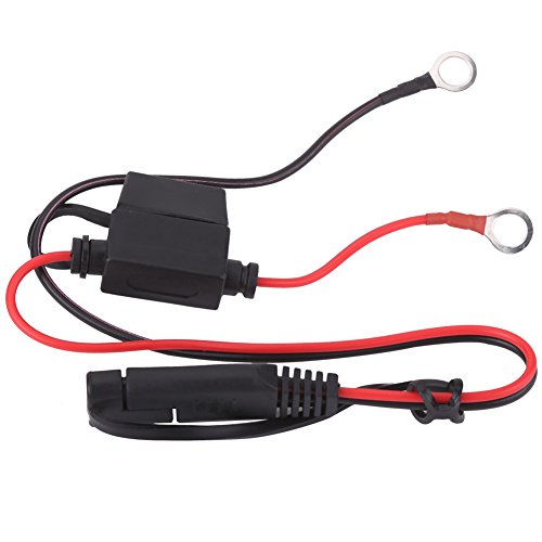 Cuque 6V 12V Battery Charger Automatic Battery Trickle Charger for Automotive Motors ATV RV (US Plug) Perfect Equipment Car Motorcycle Vessel All-Terrain Vehicle UTV Battery Maintenance and Charging