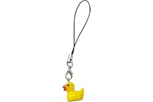 Portable Animal Keychain Charm Trendy Yellow Ducklet Phone Embellishment Versatile Resin Pendant For Phones Backpacks Lovely 