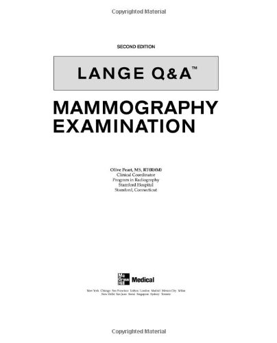 LANGE Q&A: MAMMOGRAPHY EXAMINATION