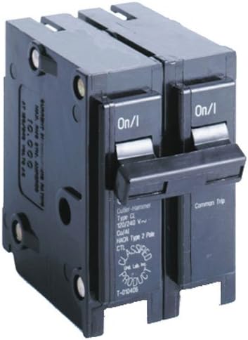 EatonCorporation CL220CS Double Pole Ul Classified Replacement Breaker, 240V, 20-Amp