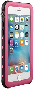 iPhone 7 Plus Waterproof Case, LYNXTECH Ultra-thin Shock-Proof Dust-Proof Snow-Proof Underwater Waterproof Case for iPhone 7 Plus (Pink)