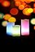 SELS LED Real Wax Flameless Flickering Candle Set with Timer and Remote Control, Color Changing (Set of 3)