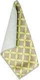 Toddy Gear Tomorrow the World 5 x 7 Inch Premium Microfiber Smart Cloth, for iPad and Touch Screen Cleaning - Retail Packaging - Gray/Green, 15X7B1315