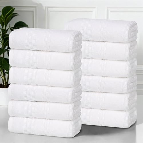 Superior Playa Zero Twist Cotton Medium Weight Small Towels, for Kitchen, Bathr…