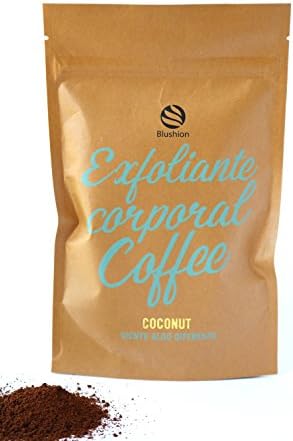COCONUT Coffee Body Scrub Moistened Compact Texture - 4.75 oz