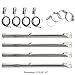 Hisencn Grill Replacement Parts Pipe Burner Tube, Igniter for Charbroil 463257010, 463251913, 463251413, 463241113, 463247009, 463244011, 463225312 Gas Grill, G527-2200-W1, G515-2200-W1, 15 15/16" primary
