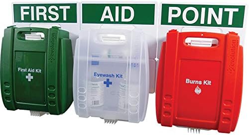 Evolution First Aid Box Safety First Aid Evolution First Aid, Eye Wash & Burns Point, Small, 43 ...